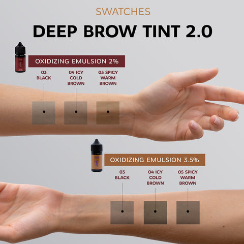 Краска для бровей «Deep Brow Tint 2.0» 04 ICY cold brown 20 мл