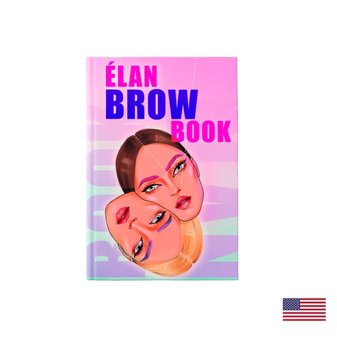 ÉLAN-ova prva knjiga za obrve «ÉLAN BROW BOOK» na engleskom (digitalna verzija)